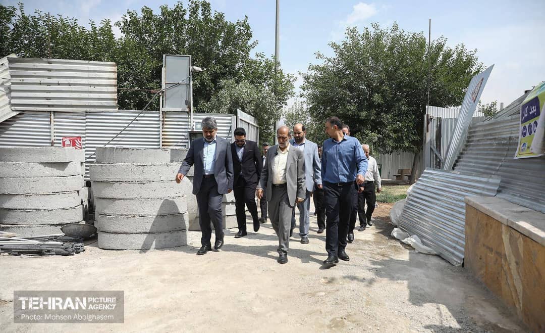پروژه های منطقه ۴ تهران توسط مدیران ارشد شهری رصد شد