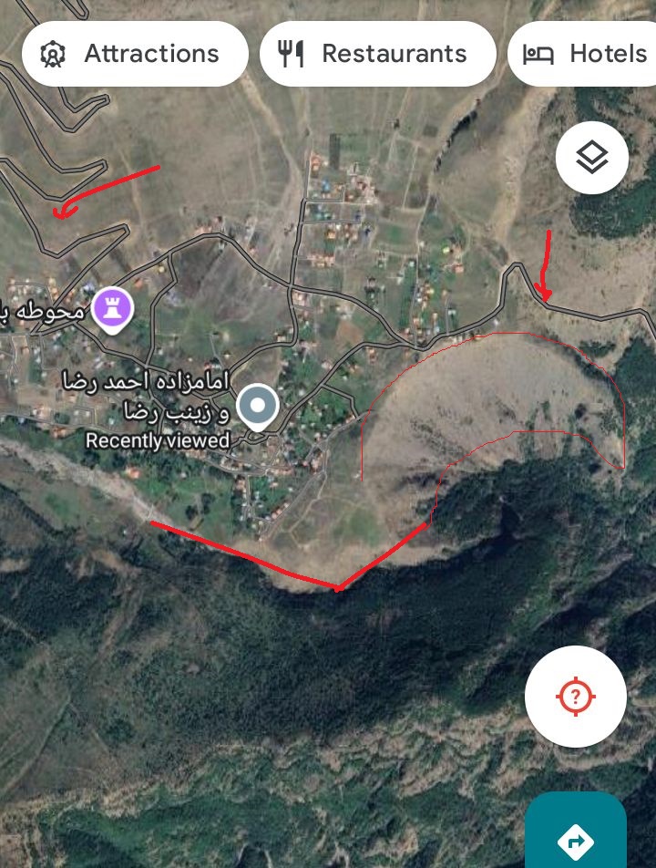 روستای الیت- سد انحرافی رودخانه