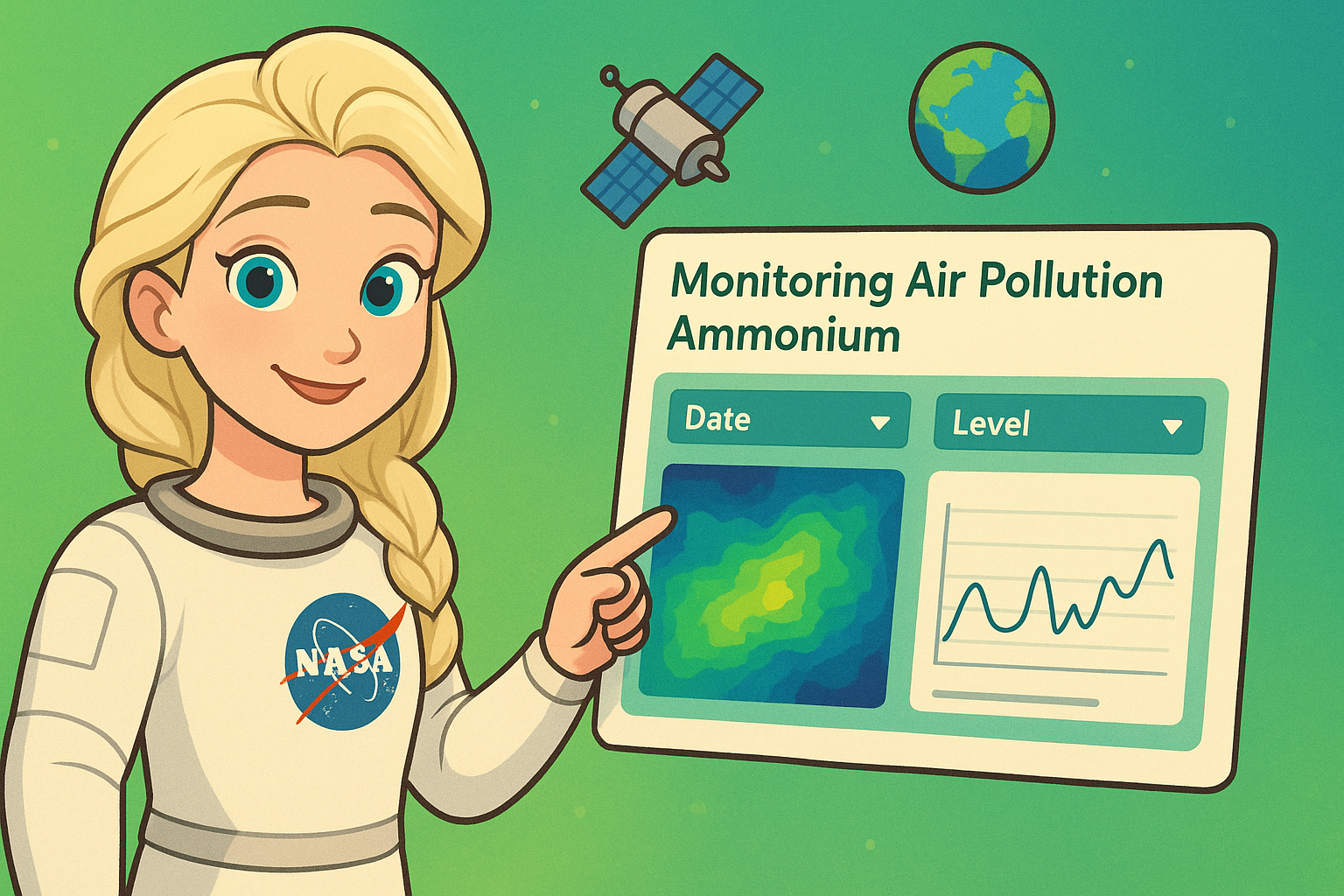 🚸web Application AIR pollutant Ammonia NH³  ☣Vertical column not surface pollution   ☢I had to multiply in 1000 000 000 to avoid get 0 in csv . So divide your csv in 1000 000 000   ⚠️LINK: https://mstafafarahani.users.earthengine.app/view/airqualiryammonianh3   🚭Table of content: https://github.com/mstafafarahani/Google-Earth-Engine-Application/blob/main/README.md    🚳Contact: Mstafa.farahani@gmail.com Wa.me/+989381272118 github.com/mstafafarahani linkedin.com/in/mostafafarhani scholar.google.com/citations?user=qcN-Y1cAAAAJ&hl=en . . . + #climate  #airpollution #Air #pollution,  #water #pollution,  #Soilpollution,  #globalwarming,  #RemoteSensing,  #satelliteimagery,  #signalprocess, #Earthobservation,  #EarthMonitoring,  #environmentalmonitoring, #Atmospheric، #Hydrology، #Geospatialanalysis, #GIS, #forest، #drought, #CoastalMarine #Monitoring, #landuselandcover, #urbanheatisland , #agriculture, #Geography,  #earth , #Geospatial,  #Geosciences,  #EarthScience, #LiDAR,#sar,#waterresources