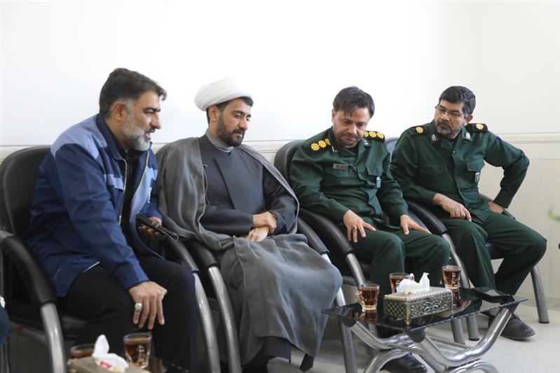 تبریک مدیر روابط عمومی شرکت سنگ‌آهن بافق به فرمانده جدید ناحیه مقاومت بسیج