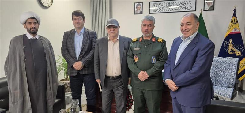 تقدیر از همکاری‌های مشترک در دیدار مدیرعامل شرکت سنگ‌آهن با فرمانده سپاه الغدیر