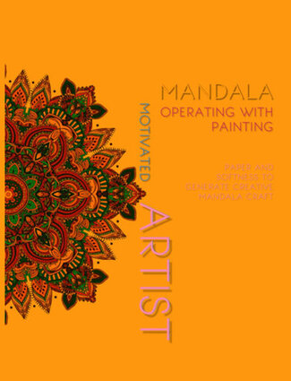 Motivated Artist Mandala Operating With Painting