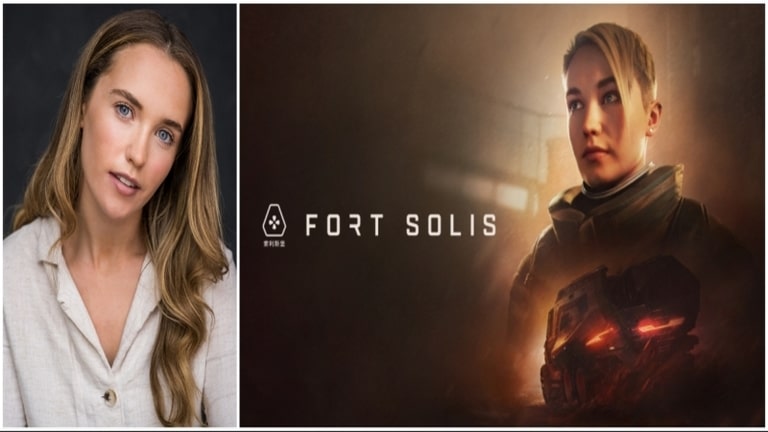 جولیا براون در نقش فضانورد بازی فورت سولیس بررسی بازی Fort Solis