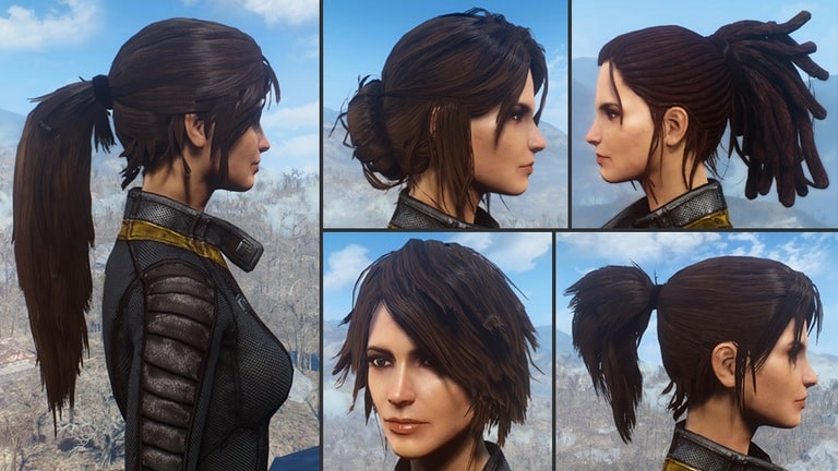 بهترین مادهای Fallout 3 شخصیت زن با مدل موی زیبا