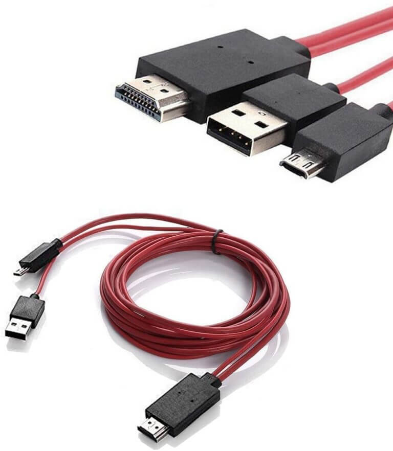 کابل Micro USB به HDMI (کابل MHL)
