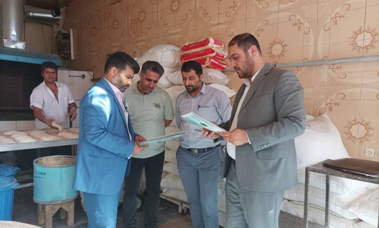 تشکیل پرونده تعزیراتی برای ۵ واحد صنفی متخلف نانوایی در شهر آبسرد