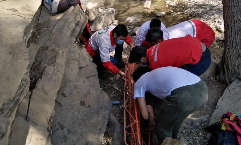 حادثه سقوط گردشگر ارتفاعات روح‌افزا شهر دماوند