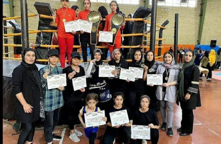 درخشش تیم دختران کیک بوکسینگ شهرستان دماوند در مسابقات قهرمانی استان تهران