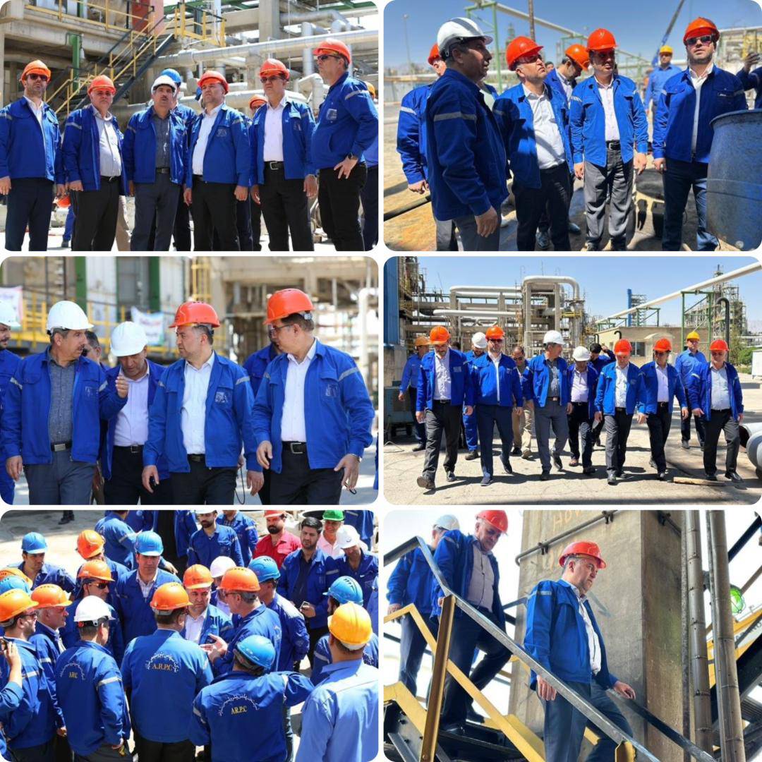 بازدید مدیرعامل پتروشیمی شازند از روند پیشرفت تعمیرات اساسی