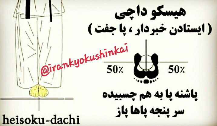 هیسکو داچی | heisoku dachi