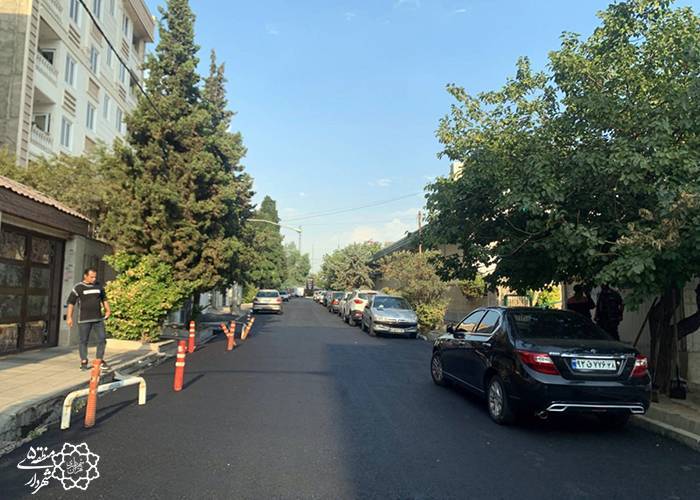 اجرای بیش از ۵۳ هزار تن آسفالت؛ از بزرگراه‌ها تا محله‌های منطقه ۵