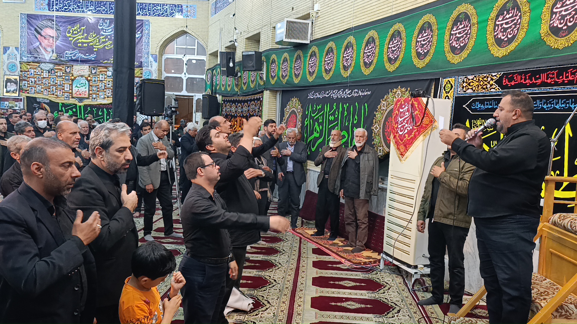 فرید بشارتی، سلاله پاکان، شهادت حضرت زهرا، مسجد صاحب الزمان جهرم