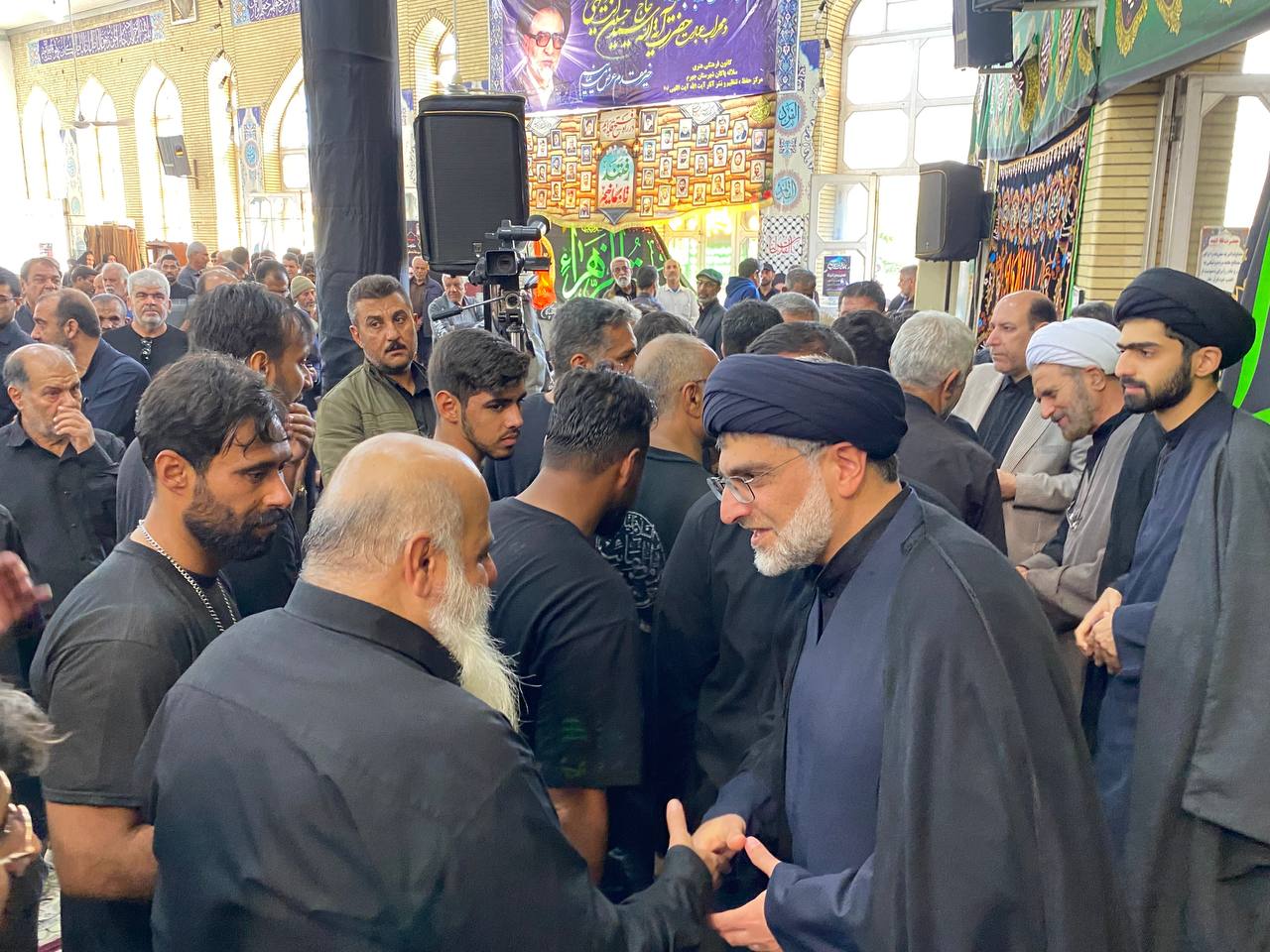 سینه زنی شهادت حضرت زهرا جهرم، مسجد صاحب الزمان، سیدعلی آیت اللهی، اللهم العن الجبت والطاغوت، سلاله پاکان