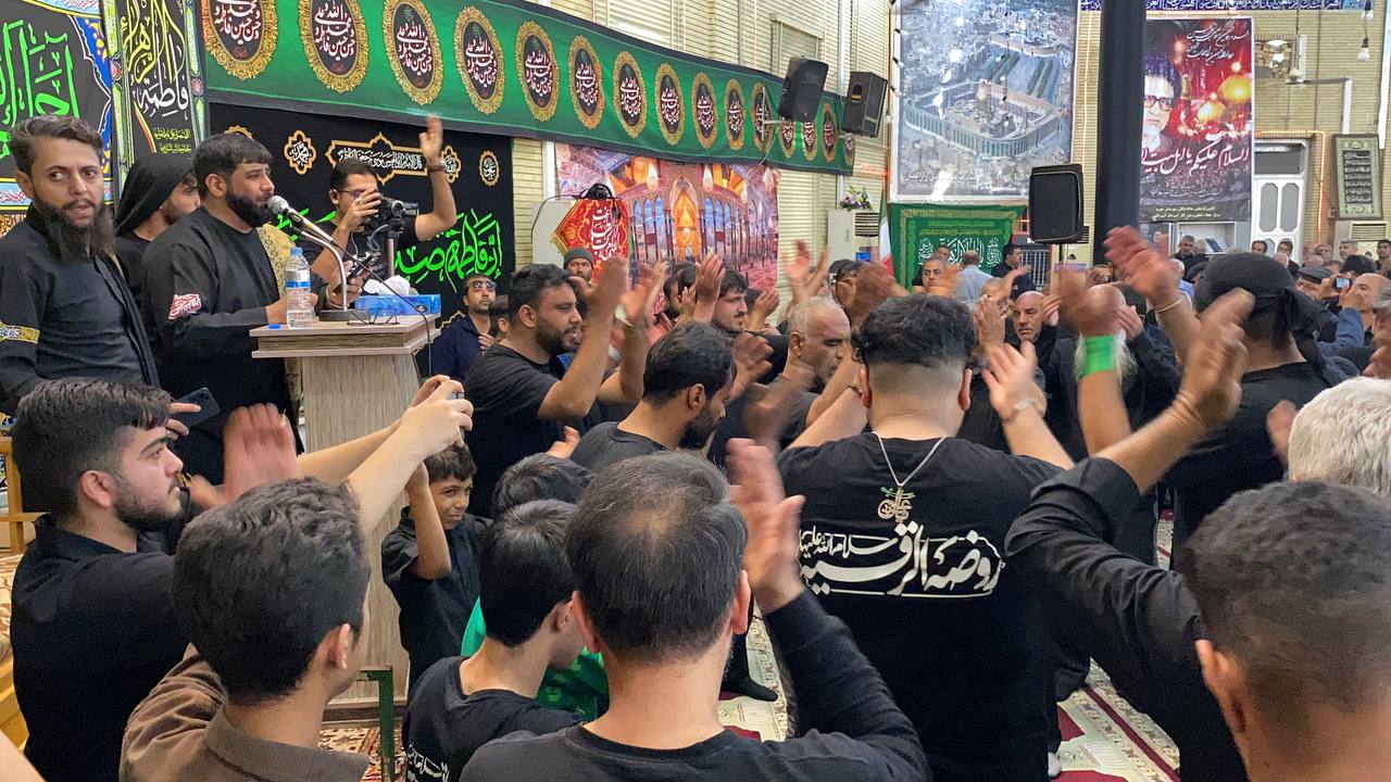 سینه زنی روز شهادت حضرت زهرا، جهرم، سجاد بهروزی، هیئت فدائیان حضرت زینب، سلاله پاکان