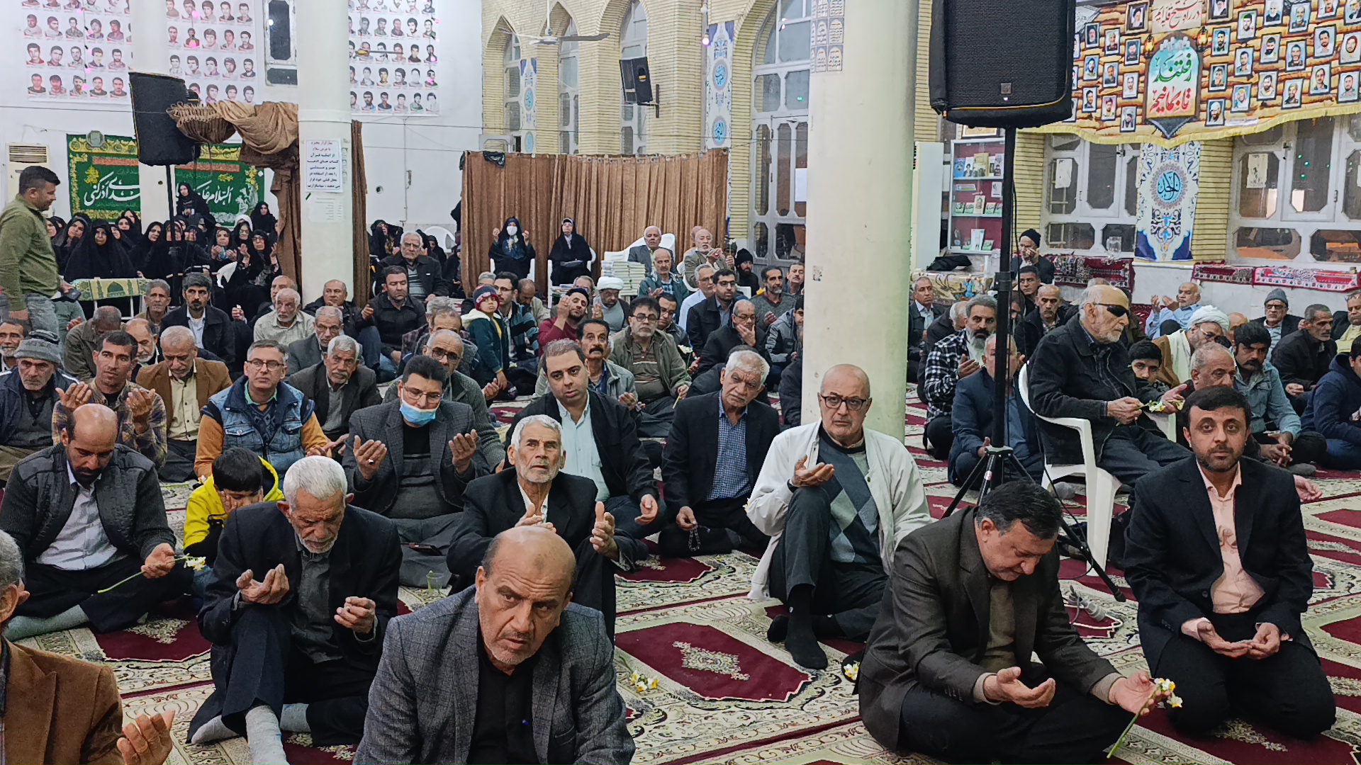 جشن ولادت یگانه مولود کعبه، سیدعلی آیت اللهی، مسجد صاحب الزمان جهرم، کانون فرهنگی هنری سلاله پاکان، محمدصادق بهمن زادگان