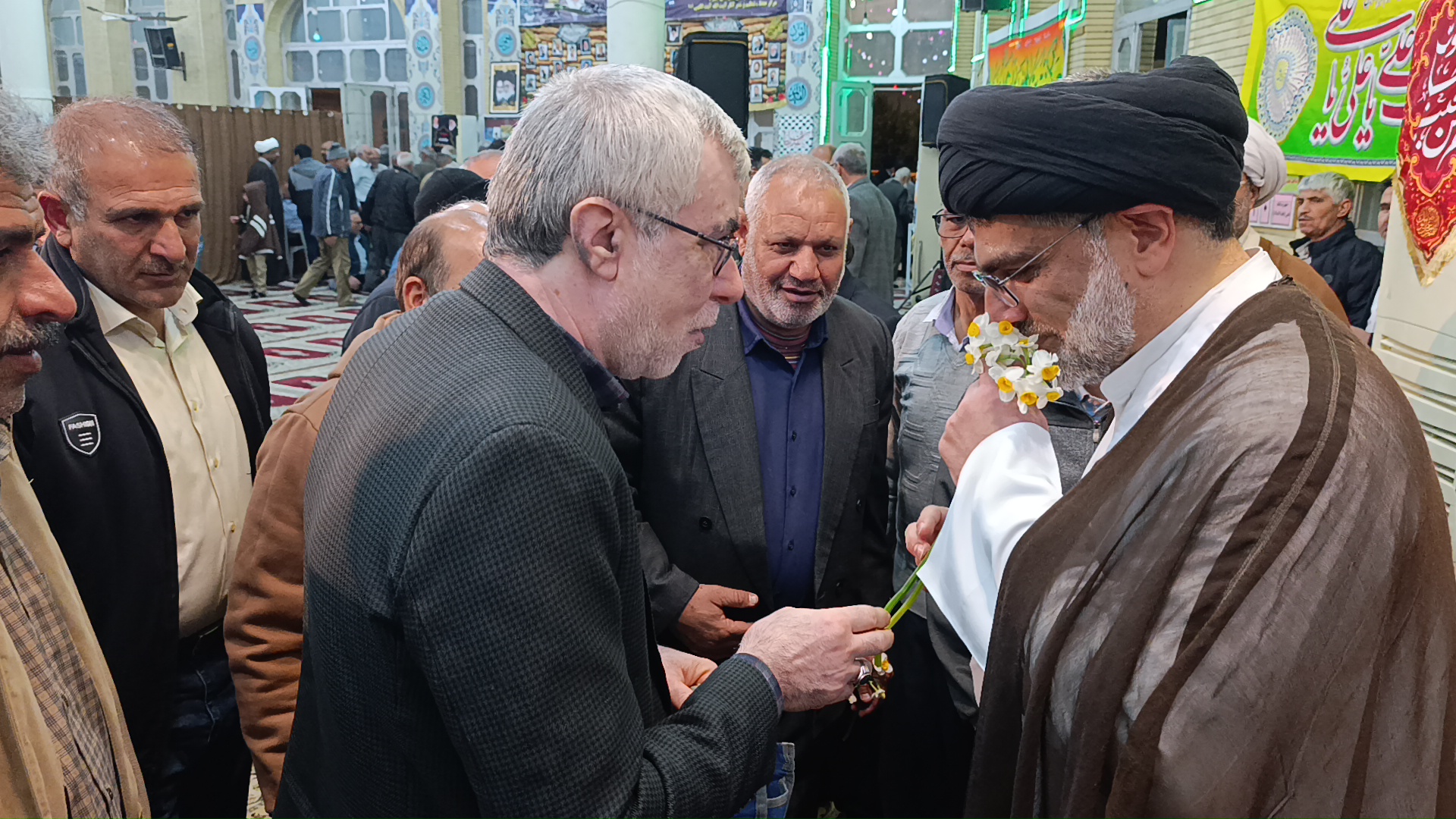 گل نرگس، جشن ولادت یگانه مولود کعبه، سیدعلی آیت اللهی، مسجد صاحب الزمان جهرم، کانون فرهنگی هنری سلاله پاکان