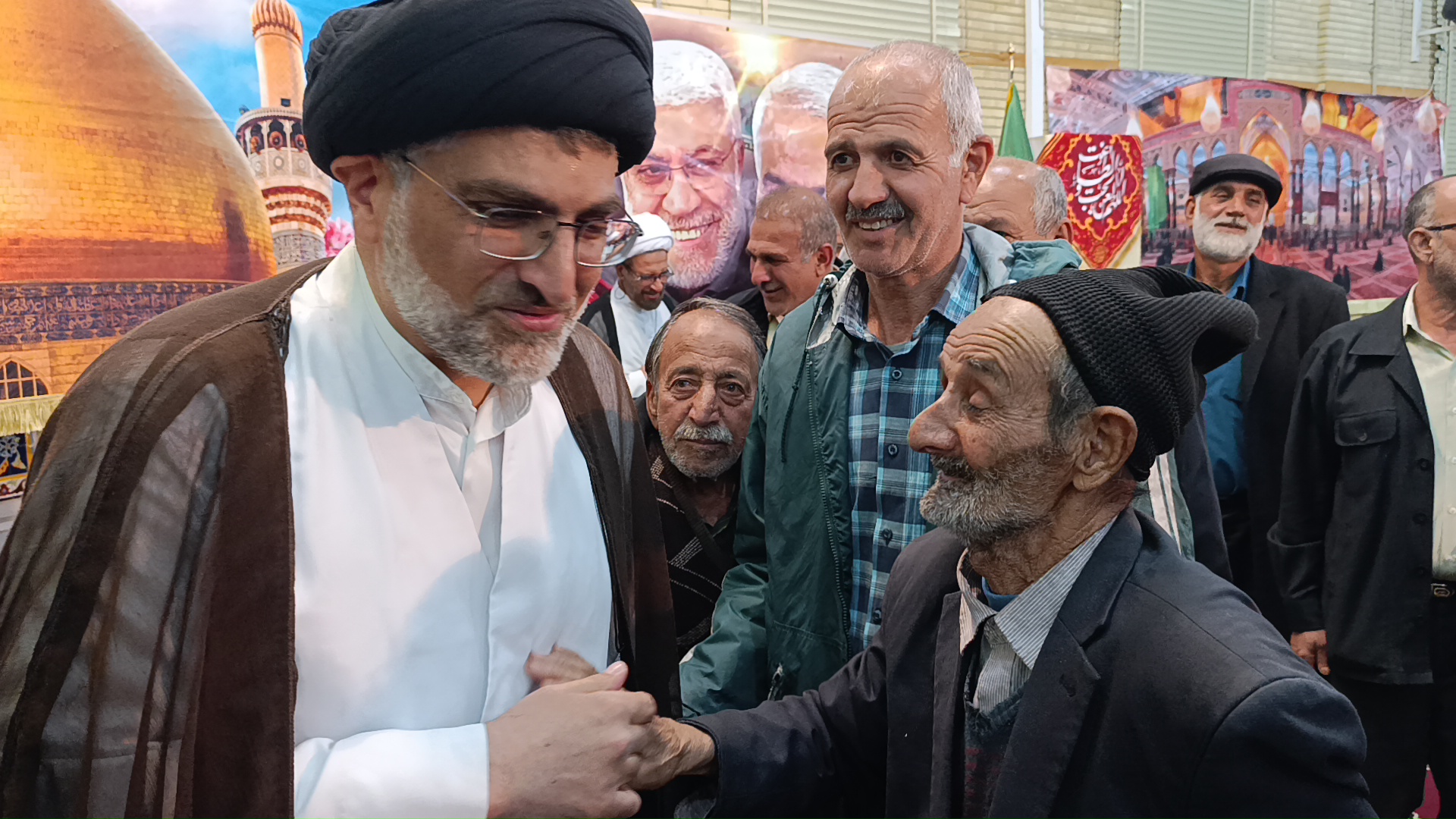 پدر شهید نوروزعلی زارعیان، جشن ولادت یگانه مولود کعبه، سیدعلی آیت اللهی، مسجد صاحب الزمان جهرم، کانون فرهنگی هنری سلاله پاکان