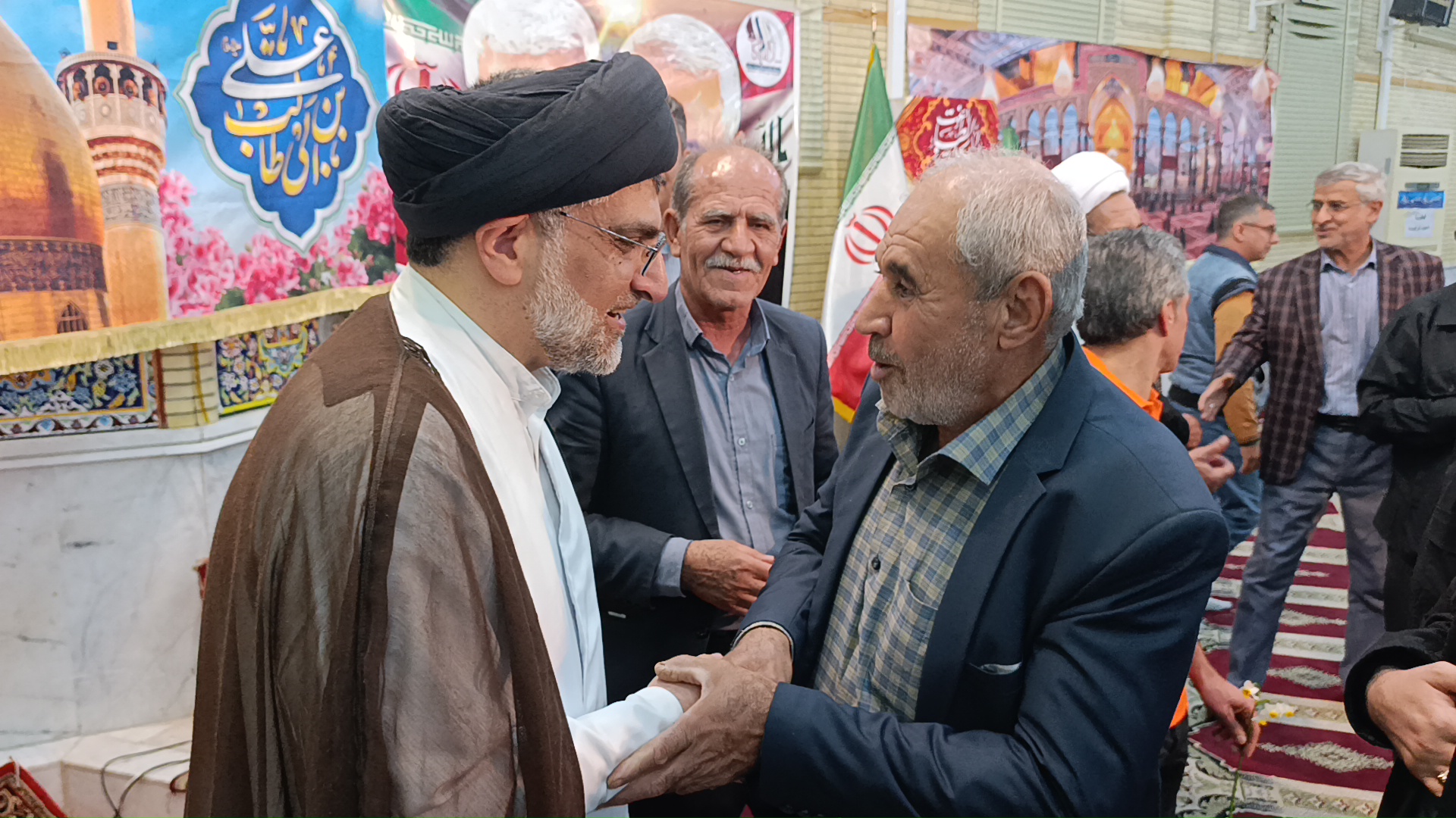 جشن ولادت یگانه مولود کعبه، سیدعلی آیت اللهی، مسجد صاحب الزمان جهرم، کانون فرهنگی هنری سلاله پاکان