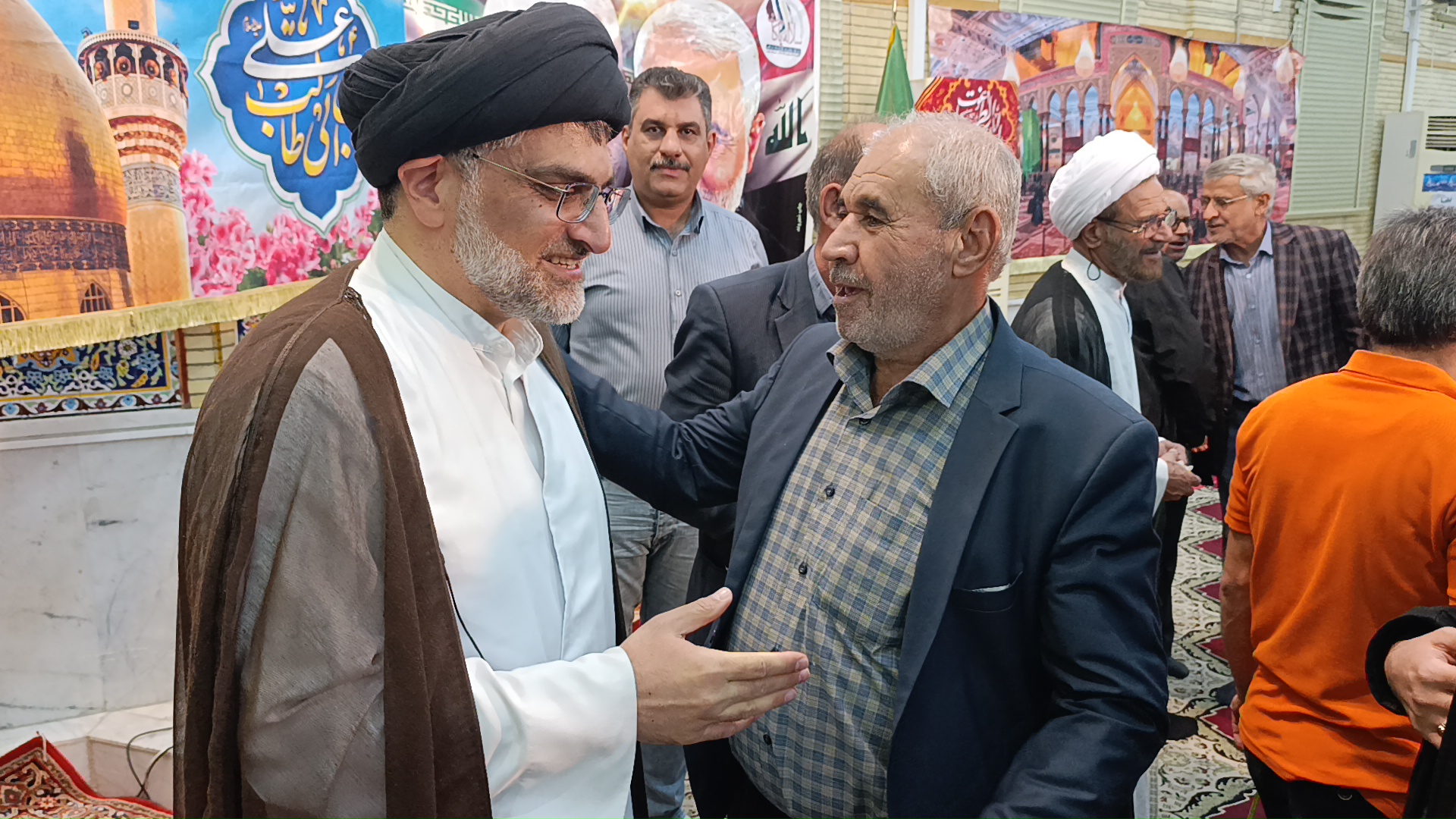 جشن ولادت یگانه مولود کعبه، سیدعلی آیت اللهی، مسجد صاحب الزمان جهرم، کانون فرهنگی هنری سلاله پاکان