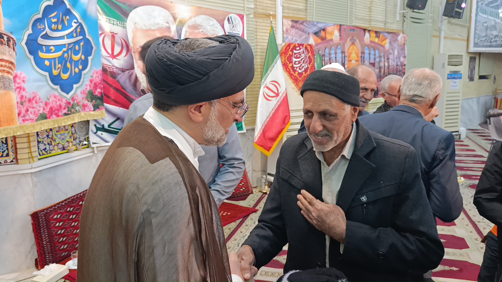 جشن ولادت یگانه مولود کعبه، حاج عبدالعلی پرنیان، سیدعلی آیت اللهی، مسجد صاحب الزمان جهرم، کانون فرهنگی هنری سلاله پاکان