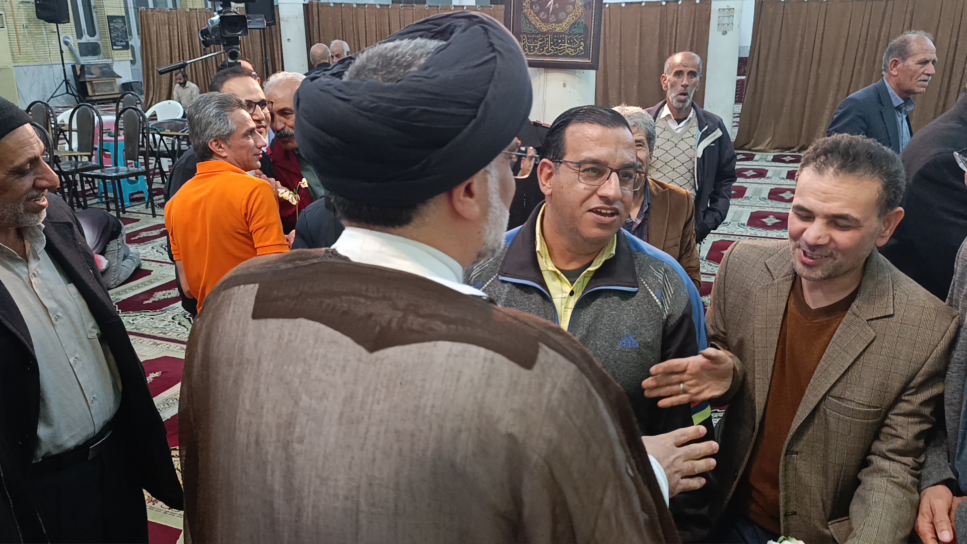 مجتبی نوروزنژاد،وحید مصلی نژاد، جشن ولادت یگانه مولود کعبه، سیدعلی آیت اللهی، مسجد صاحب الزمان جهرم، کانون فرهنگی هنری سلاله پاکان