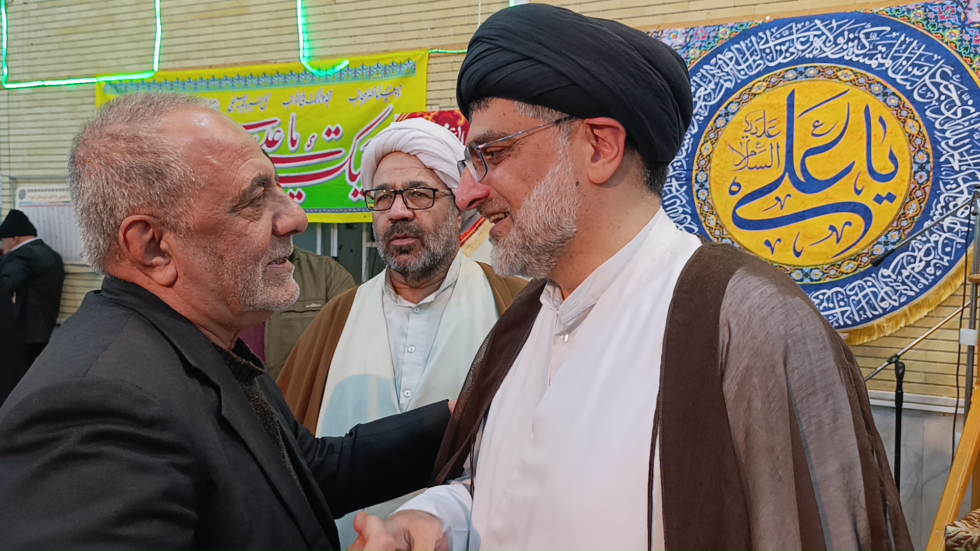 ابوالفضل عباس بهمن زادگان، جشن ولادت یگانه مولود کعبه، سیدعلی آیت اللهی، مسجد صاحب الزمان جهرم، کانون فرهنگی هنری سلاله پاکان