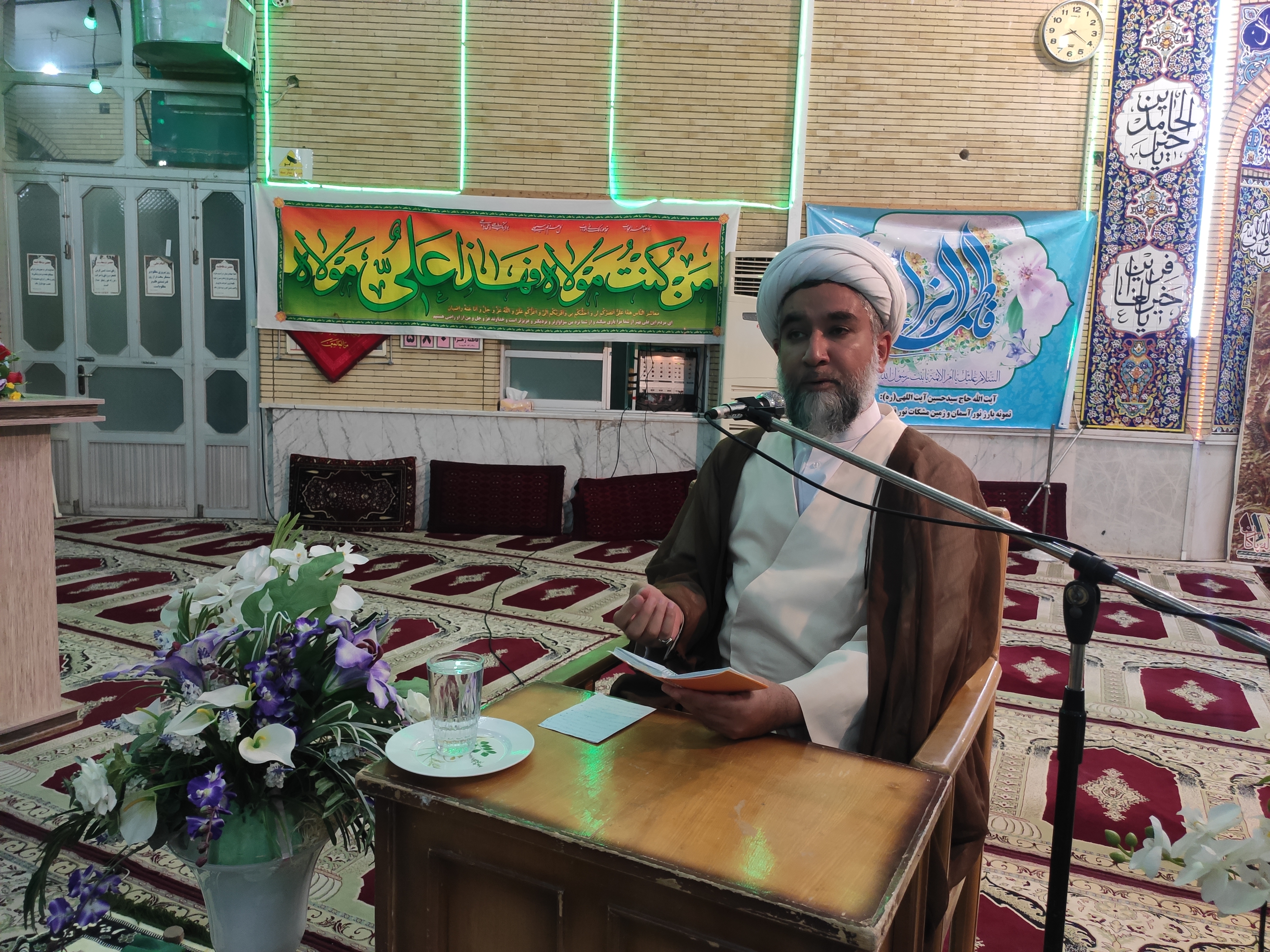 جشن عید غدیر ، محمدامین فتاحی، سلاله پاکان، مسجد صاحب الزمان، ابوالفضل قناعت پیشه