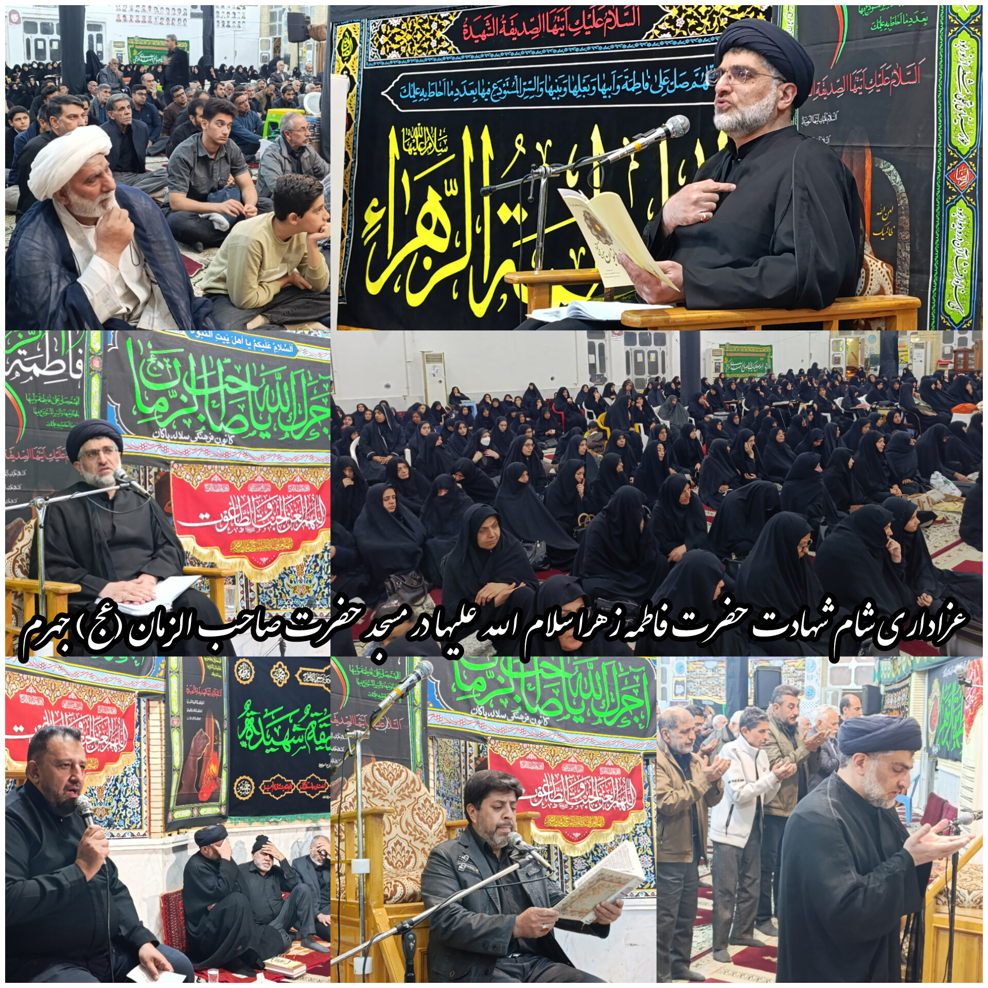 شهادت حضرت زهرا، سیدعلی آیت اللهی، روح الله کشتکار، سلاله پاکان