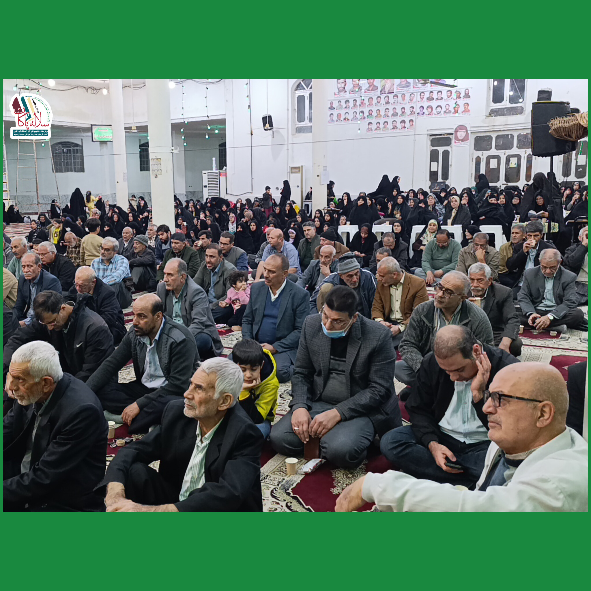 جشن ولادت یگانه مولود کعبه، سیدعلی آیت اللهی، مسجد صاحب الزمان جهرم، کانون فرهنگی هنری سلاله پاکان، استاد مهدی نادریان