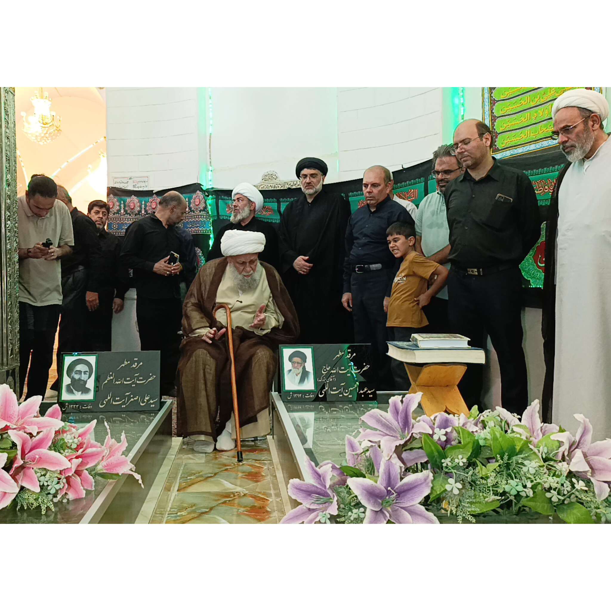 آیت الله کریمی جهرمی، سیدعلی آیت اللهی، مقبره خاندان آیت اللهی، سیدعبدالحسین آیت اللهی، سلاله پاکان