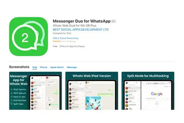 نصب دو واتساپ در یک آیفون