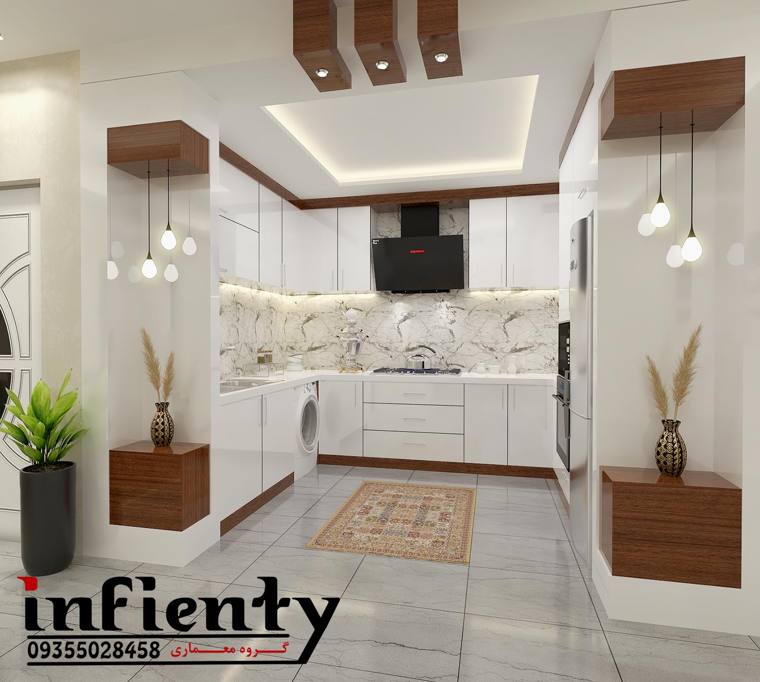 طراحی کابینت اشپزخانه