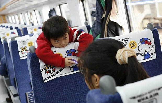 قطار و کودک