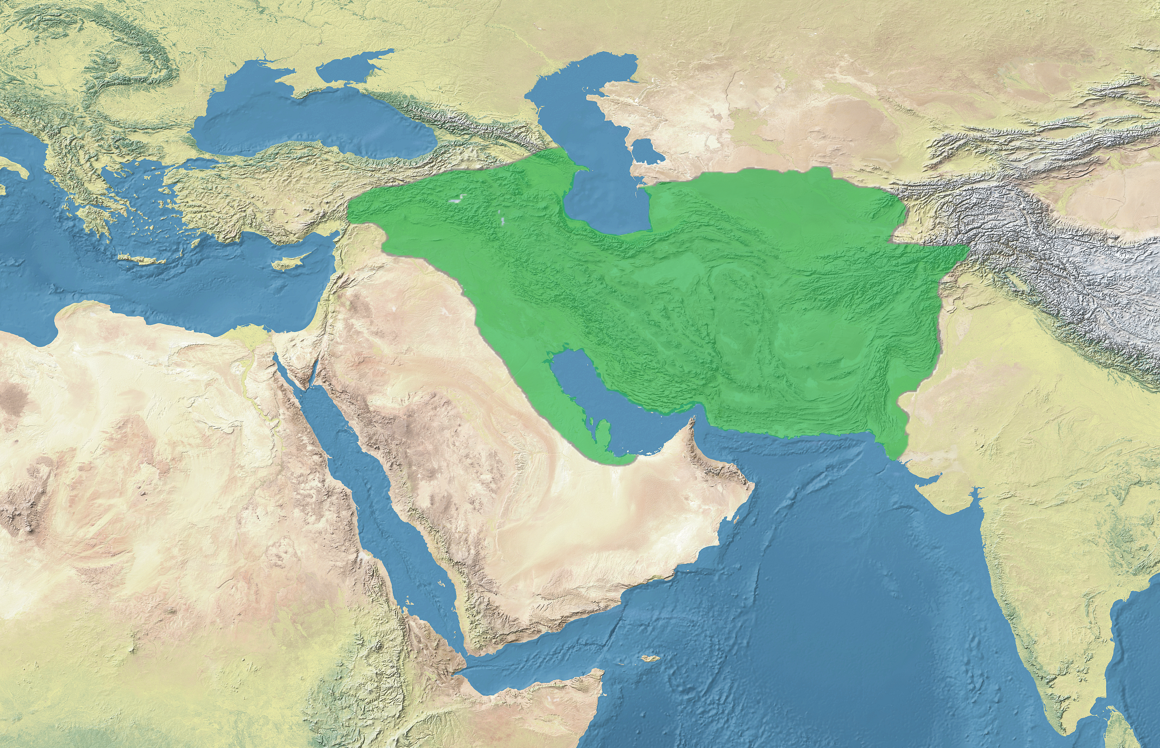 قلمرو شاهنشاهی اشکانی در زمان پادشاهی مهرداد دوم