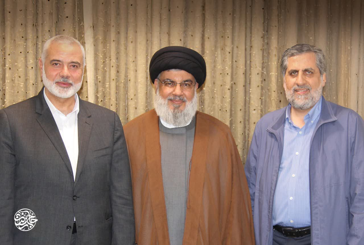 صورة الشهداء حاج رمضان سيد حسن نصرالله اسماعيل هنية