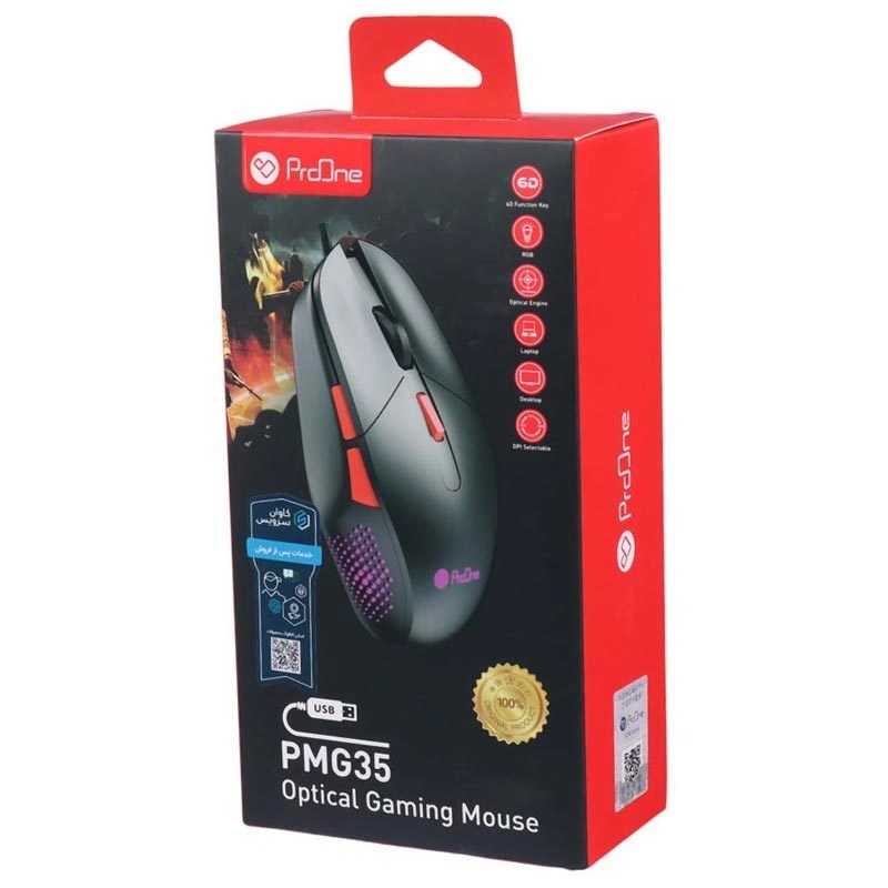 ماوس گيمينگ پرووان مدل PMG35