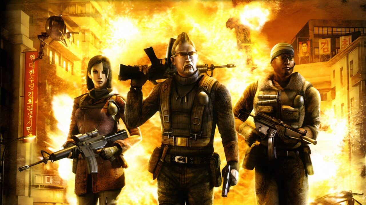 تصویری از میدان نبرد بی‌قانون Mercenaries؛ جایی که هر مأموریت، فرصتی برای انفجار، تخریب و آزادی عمل بی‌حد و مرز است.