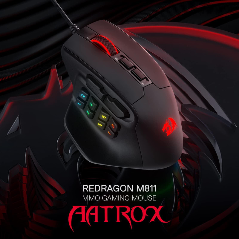 ماوس گیمینگ ردراگون AATROX M811: دقت بالا و طراحی ارگونومیک