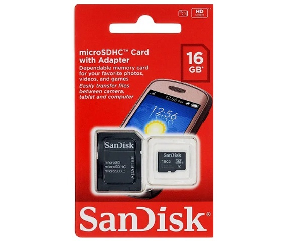 کارت حافظه microSDHC سن دیسک مدل 16GB / SDSDQM-016G-B35A