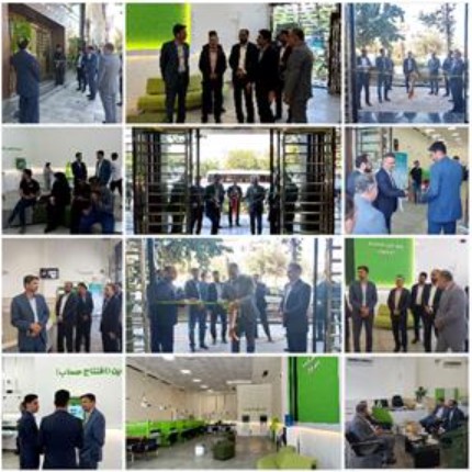 ساختمان جدید ۲ شعبه بانک قرض‌الحسنه مهر ایران در مشهد افتتاح شد