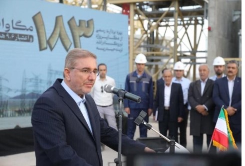 افتتاح واحد اول گازی نیروگاه راشد تربت حیدریه با حضور معاون رئیس جمهور