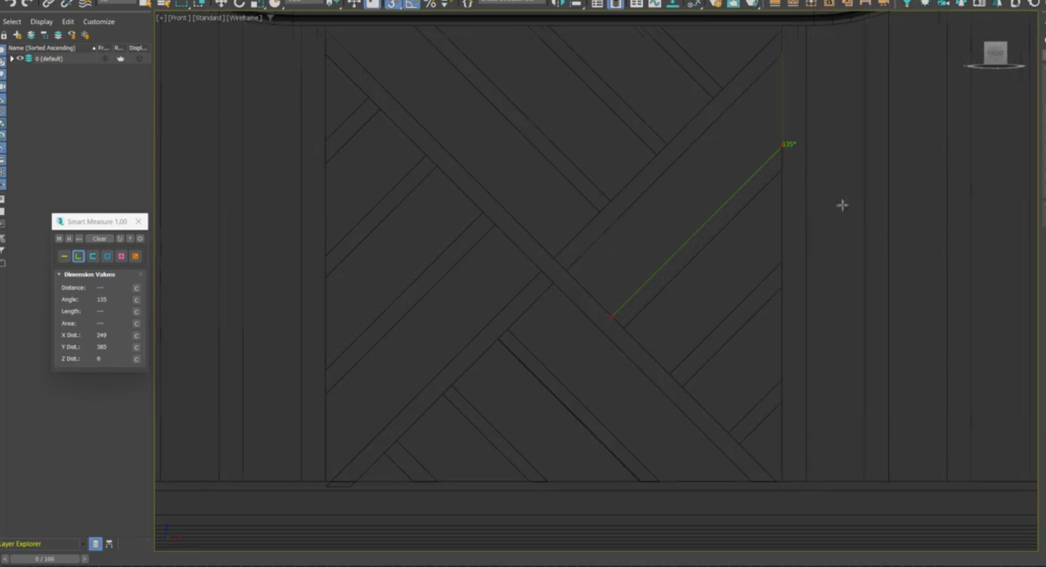اندازه در تریدی مکس