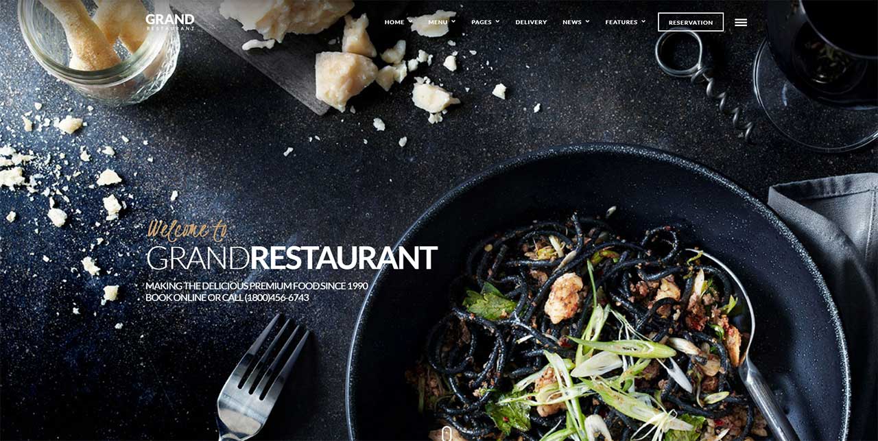 طراحی بهترین سایت رستوران