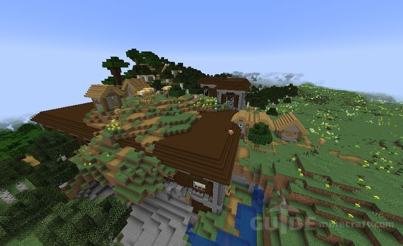 seed village on mansion roof 1 2p3o
