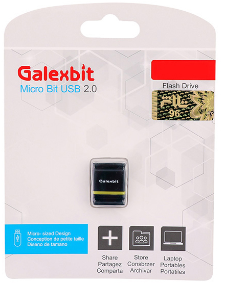 فلش گلکسی بیت GALEXBIT مدل MICRO BIT USB 2.0 ظرفیت 32 گیگابایت
