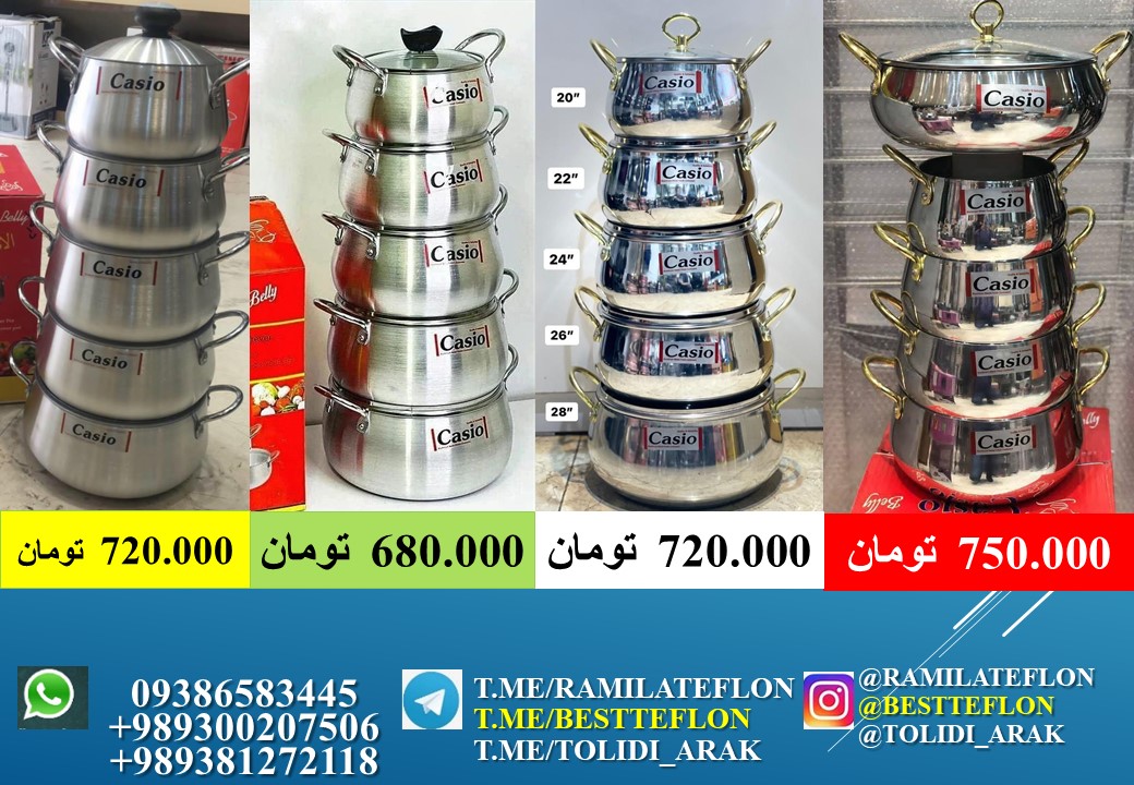 aluminium cookware factory made in iran