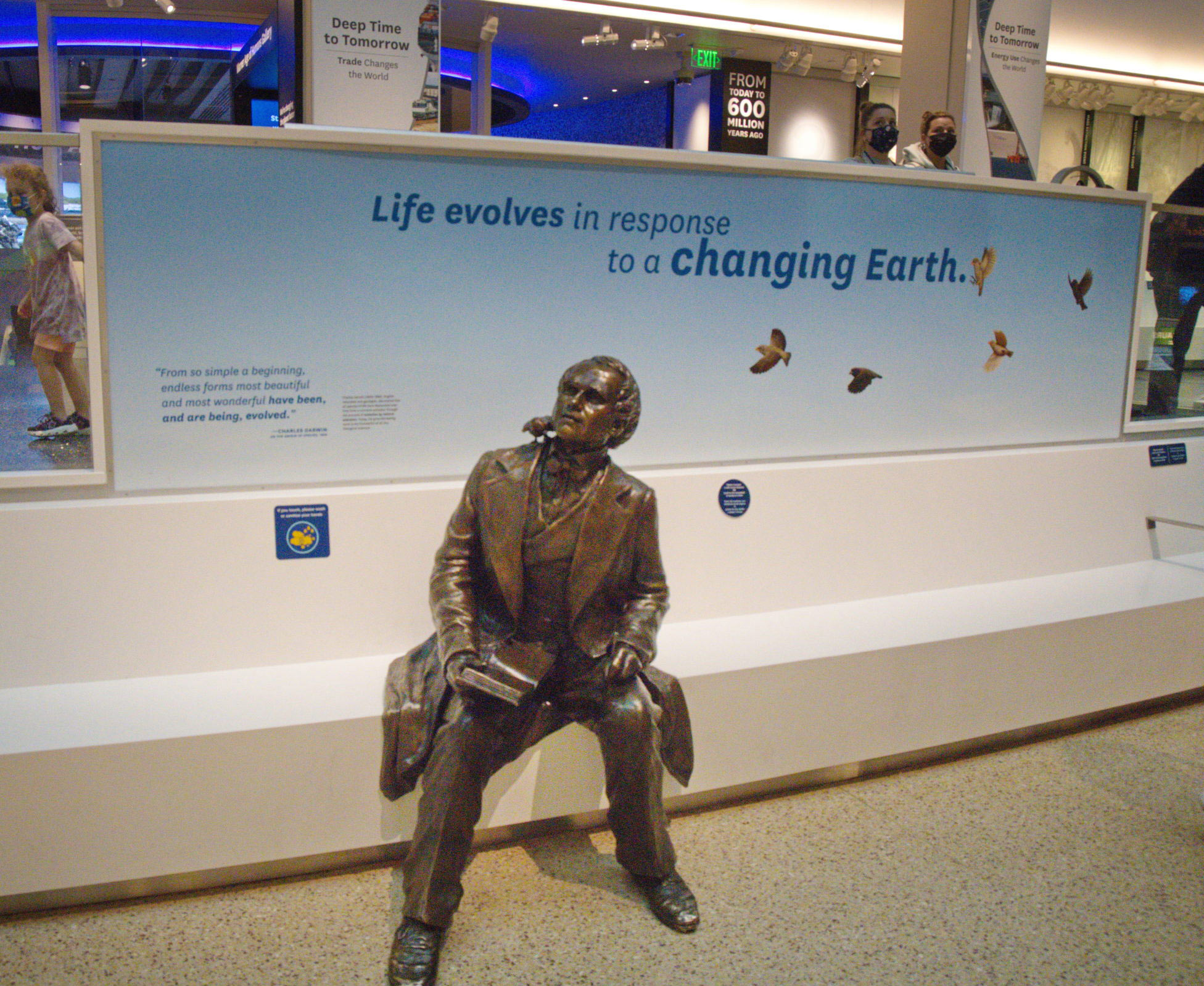 داروین در موزه اسمیتسونیان