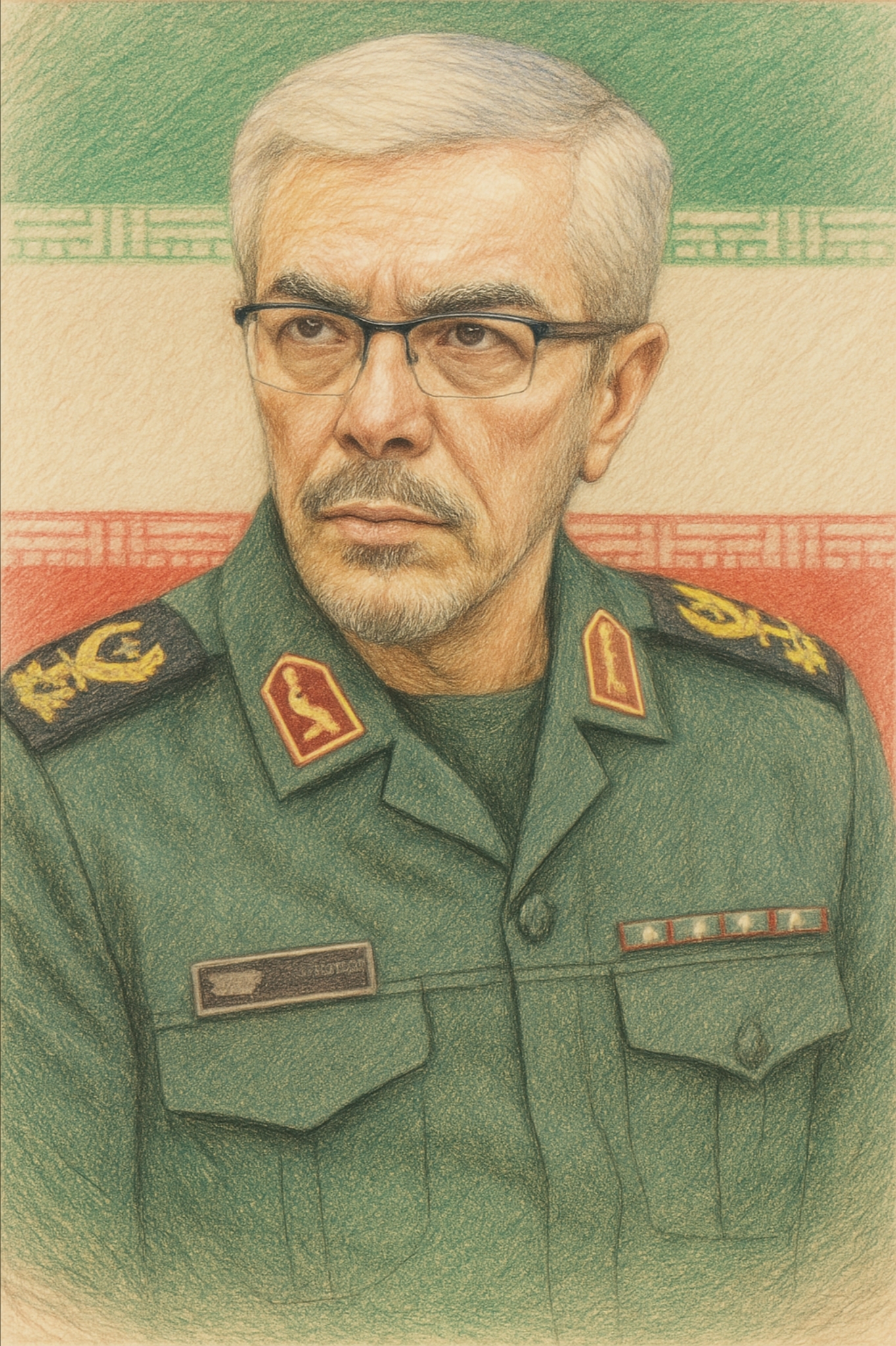 سردار شهید سپهبد پاسدار محمد حسین باقری (افشردی)