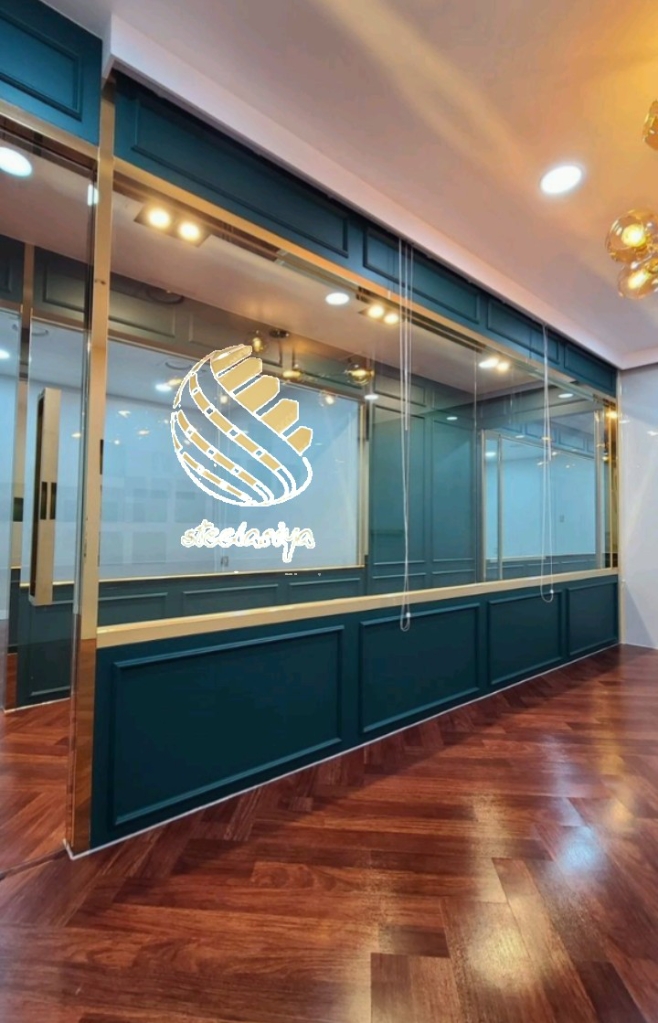 ساخت فرم استيل طلایی 