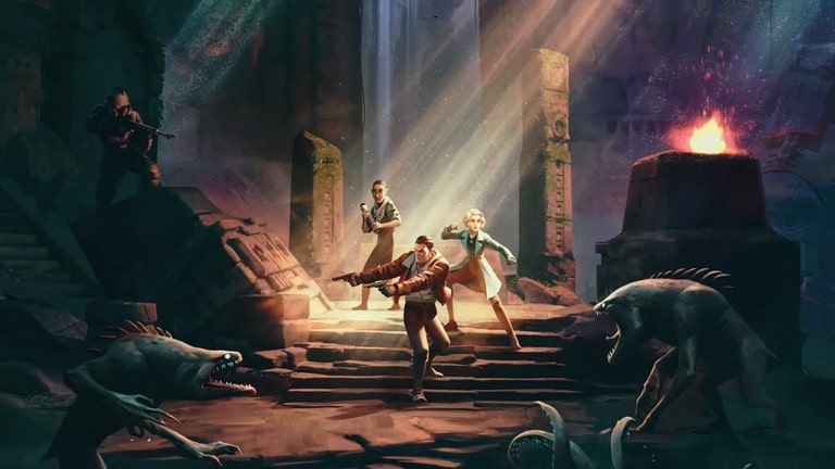 The Lamplighters League حمله موجودات باستانی در معبد
